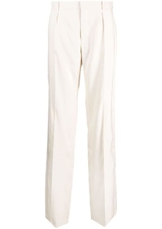 Yves Saint Laurent straight-leg silk trousers