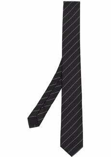 Yves Saint Laurent stripe-print pointed tie