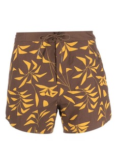 Yves Saint Laurent Sunset-print swim shorts