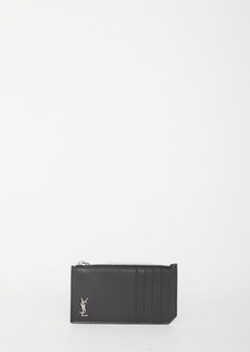 Yves Saint Laurent Tiny Cassandre Fragments cardholder