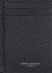 Yves Saint Laurent Tiny Cassandre Leather Card Wallet
