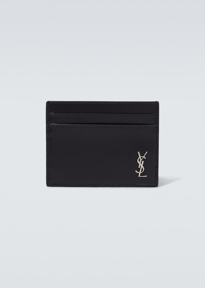 Yves Saint Laurent Saint Laurent Tiny Cassandre leather cardholder