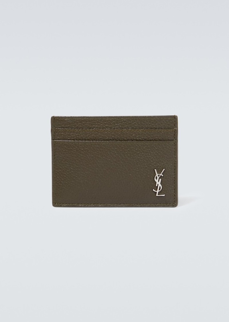 Yves Saint Laurent Saint Laurent Tiny Cassandre leather cardholder