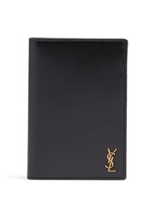 Yves Saint Laurent Tiny Cassandre Leather Passport Case