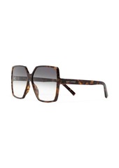 Yves Saint Laurent tortoiseshell-frame design sunglasses