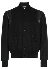 Yves Saint Laurent Varsity wool jacket
