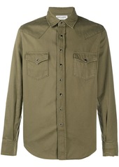 Yves Saint Laurent Western-inspired press-stud shirt