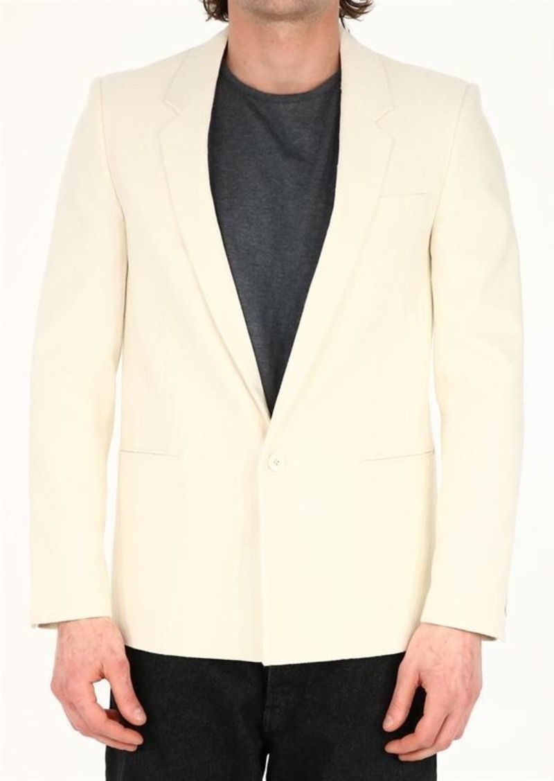 Yves Saint Laurent White silk jacket