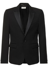 Yves Saint Laurent Wool Gabardine Tuxedo Jacket