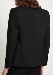 Yves Saint Laurent Wool Gabardine Tuxedo Jacket