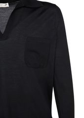 Yves Saint Laurent Wool Polo Shirt