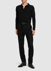 Yves Saint Laurent Wool Polo Shirt