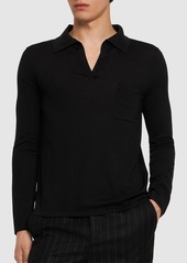 Yves Saint Laurent Wool Polo Shirt