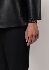 Yves Saint Laurent YSL-charm leather bracelet