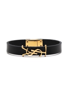 Yves Saint Laurent YSL-charm leather bracelet