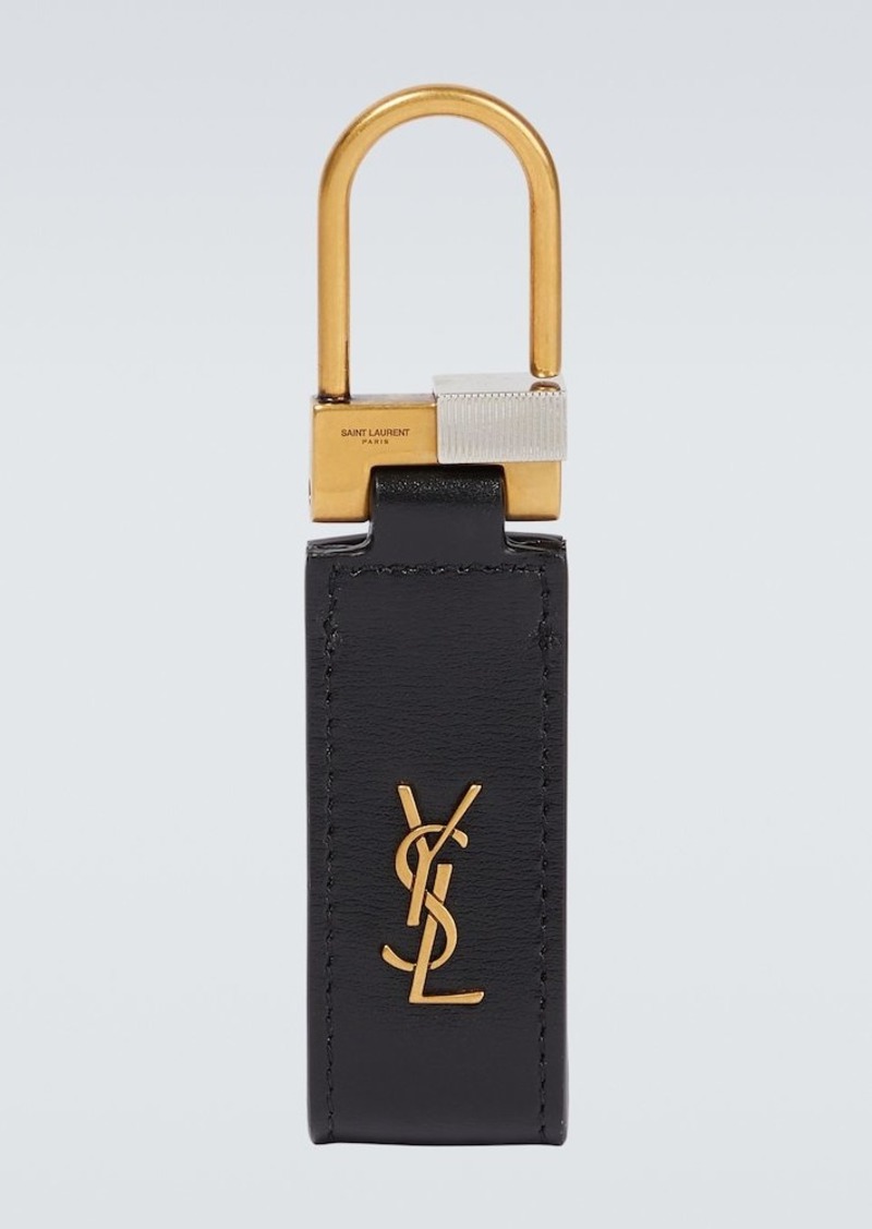 Yves Saint Laurent Saint Laurent YSL leather keychain