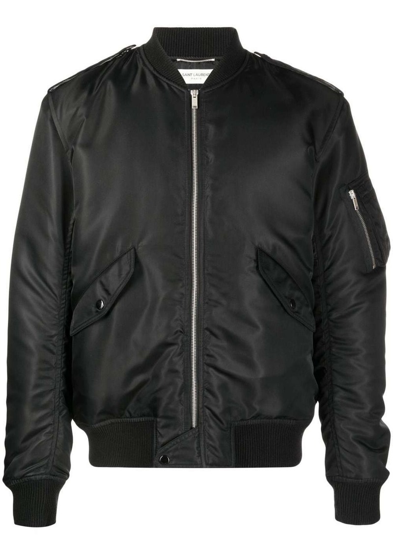Yves Saint Laurent zip-up bomber jacket