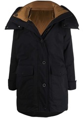 Yves Salomon detachable-hood padded coat