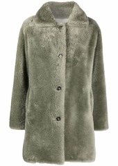 Yves Salomon faux-fur button coat