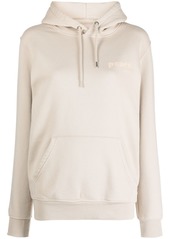 Yves Salomon logo-print hoodie