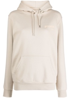 Yves Salomon logo-print hoodie