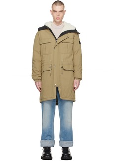 Yves Salomon - Army Khaki Hooded Jacket