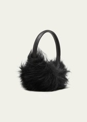 Yves Salomon - Army Thick Leather & Cashmere Earmuffs