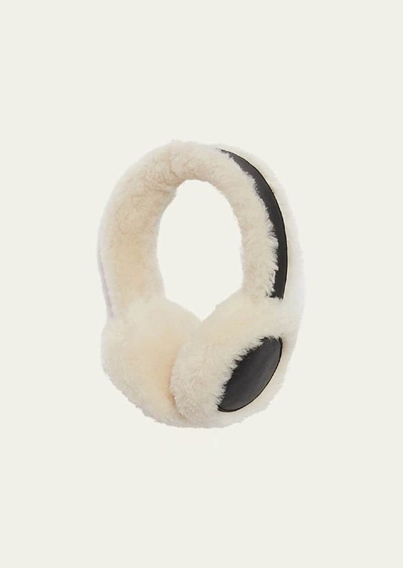 Yves Salomon Sheep Shearling Earmuffs