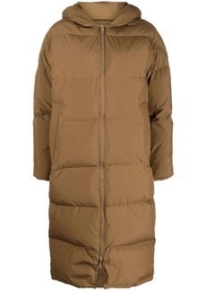 Yves Salomon zipped hooded coat