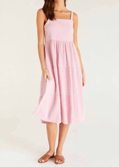 Z Supply Analise Midi Dress In Bleached Mauve
