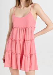 Z Supply Carina Mini Dress In Seashell Pink