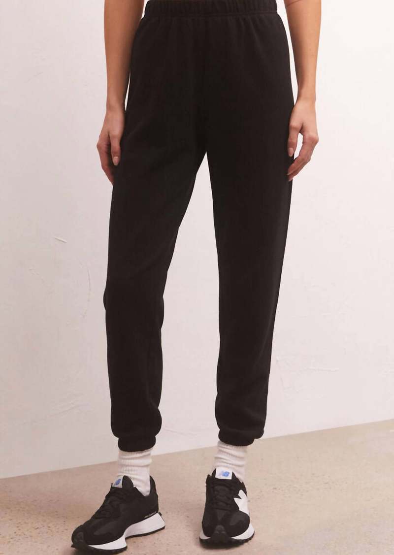 Z Supply Classic Gym Jogger In Black