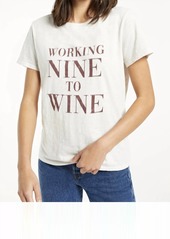 Z Supply Easy Wine Tee In Sandstone