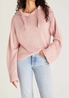 Z Supply Harley Crop Sweater In Blush Mood