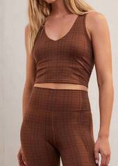 Z Supply Houndstooth Tank In Brown