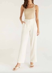 Z Supply Lucy Airy Pant In White