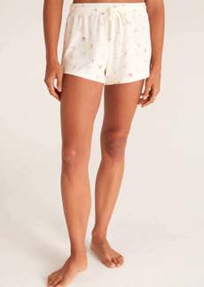Z Supply Mia Cocktail Shorts In White Sand