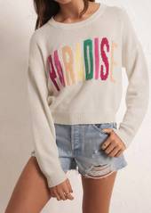 Z Supply Paradiso Sweater In White