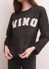 Z Supply Serene Sweater In Vino Heather