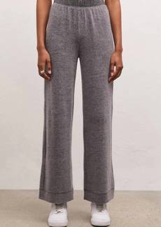 Z Supply Tessa Cozy Pant In Charcoal Heather
