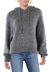 Z Supply Womens Wool Blend Long Sleeves Hooded Sweater