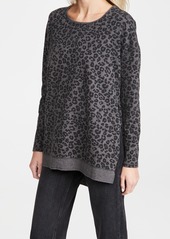 Z Supply Leopard Weekender Sweatshirt
