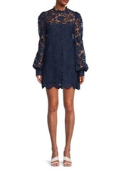 Zac Posen Guipure Lace Mini Dress