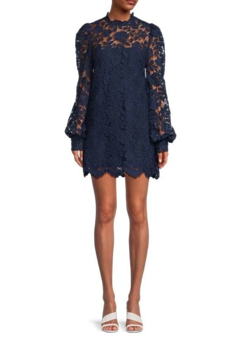 Zac Posen Guipure Lace Mini Dress