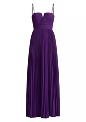 Zac Posen Pleated A-Line Gown