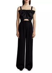 Zac Posen Pleated-Front Trousers