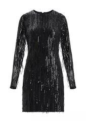 Zac Posen Sequined Fringe Minidress