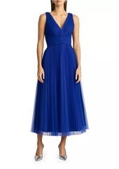 Zac Posen Tulle Midi-Dress