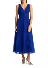 Zac Posen Tulle Midi-Dress