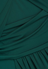 ZAC POSEN - Twist-front draped jersey gown - Green - US 2